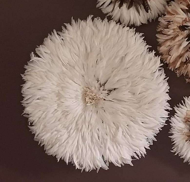 Ivory Juju Hat – Chakra: Crown & universal light, Purity, Protection & Harmony